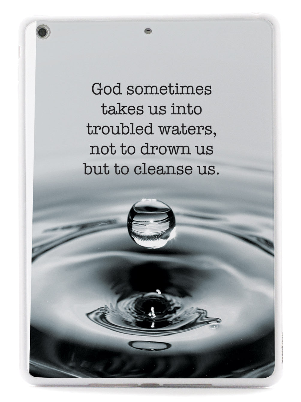 Troubled Waters God Religion Inspirational Quote Case