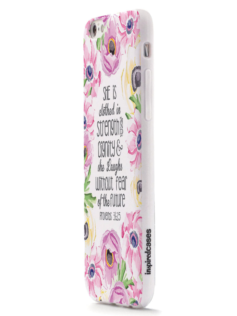 Proverbs 31.25 - Bible Verse Quote Inspirational Design Case