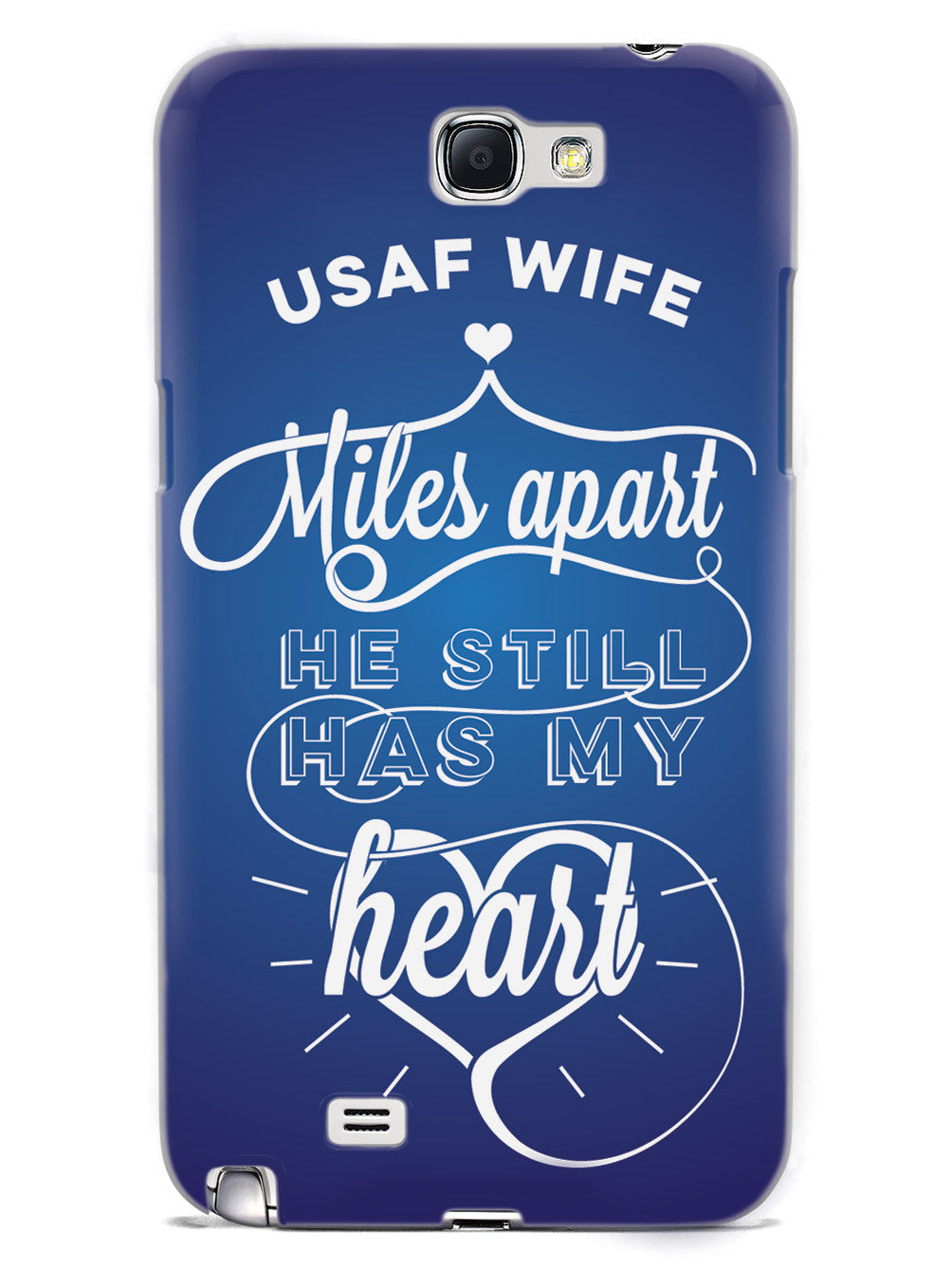 USAF Air Force Wife - Miles Apart, Still Has My Heart Case