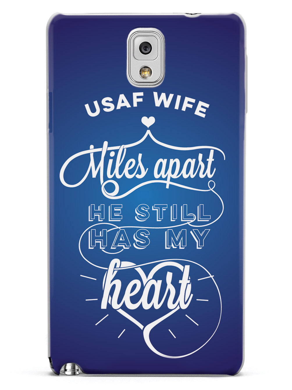 USAF Air Force Wife - Miles Apart, Still Has My Heart Case