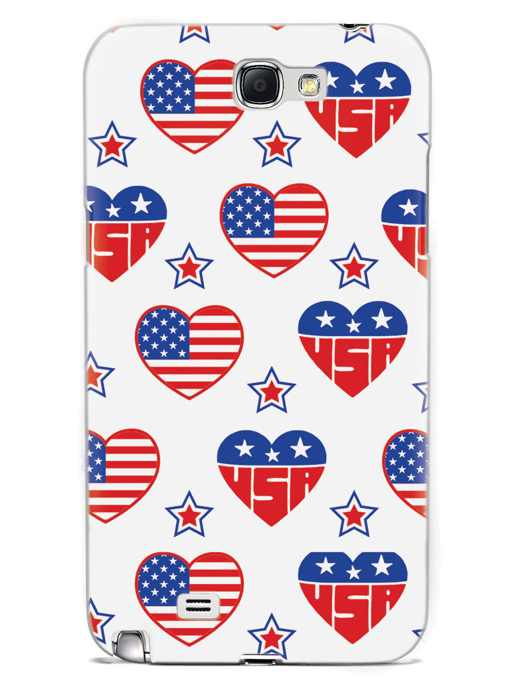 USA Heart Pattern - Patriotic Case