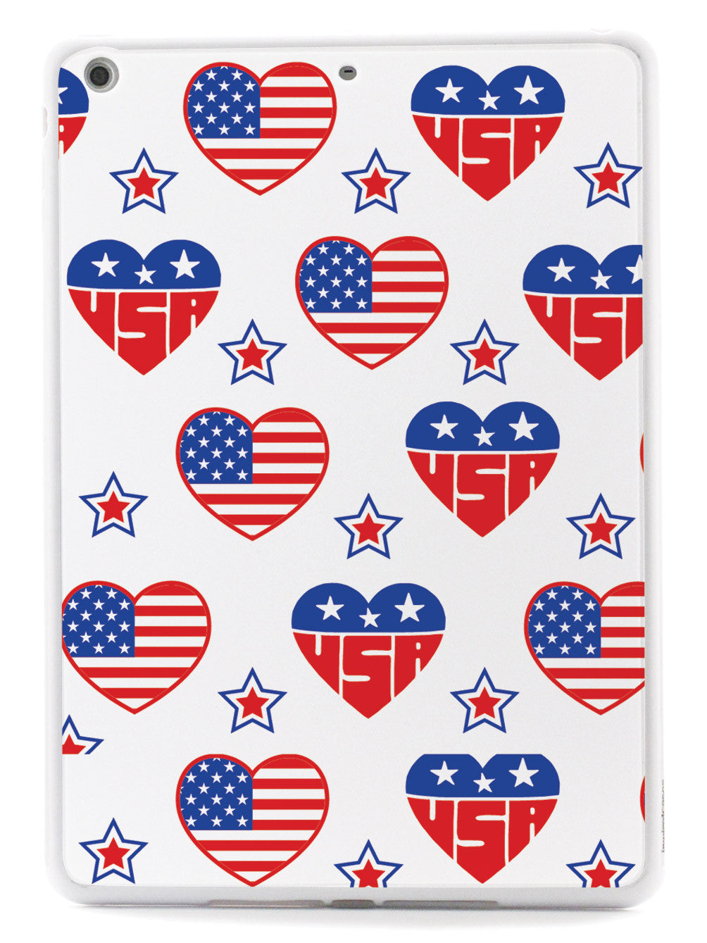 USA Heart Pattern - Patriotic Case