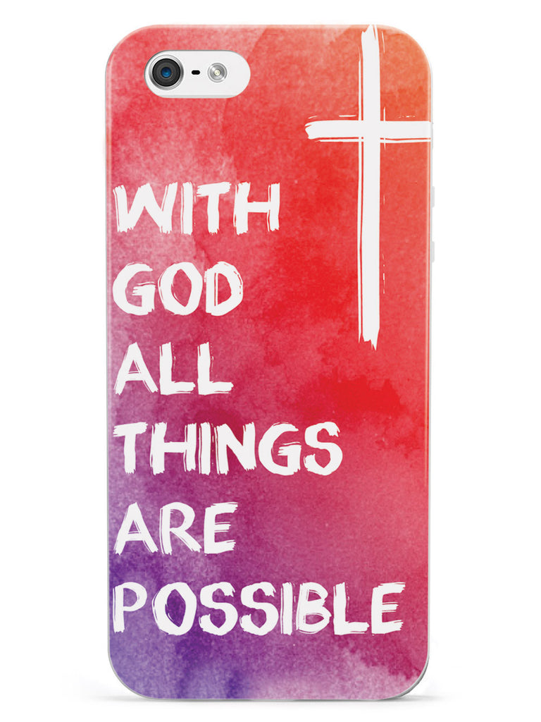 With God All Things Are Possible Case