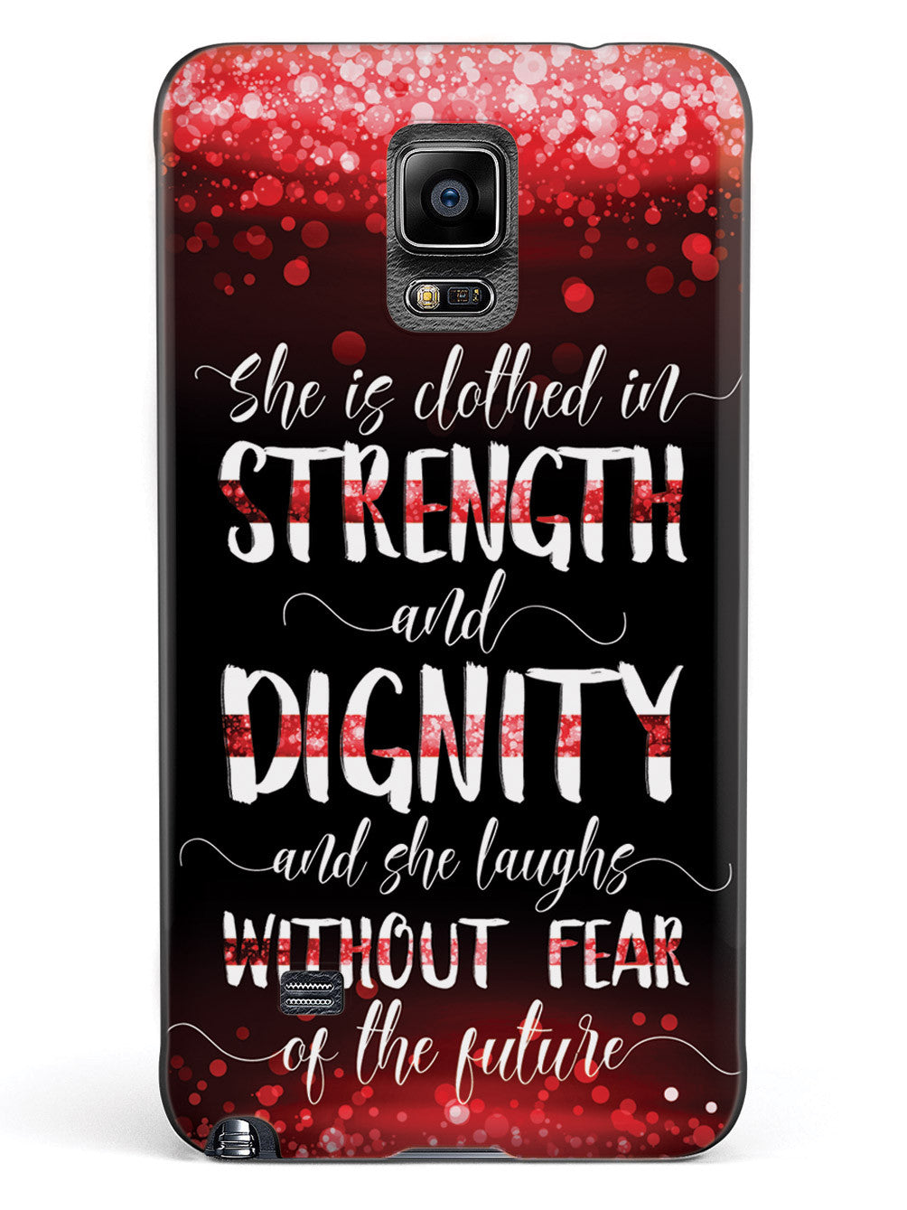 She Is Clothed in Strength and Dignity - Thin Red Line Case