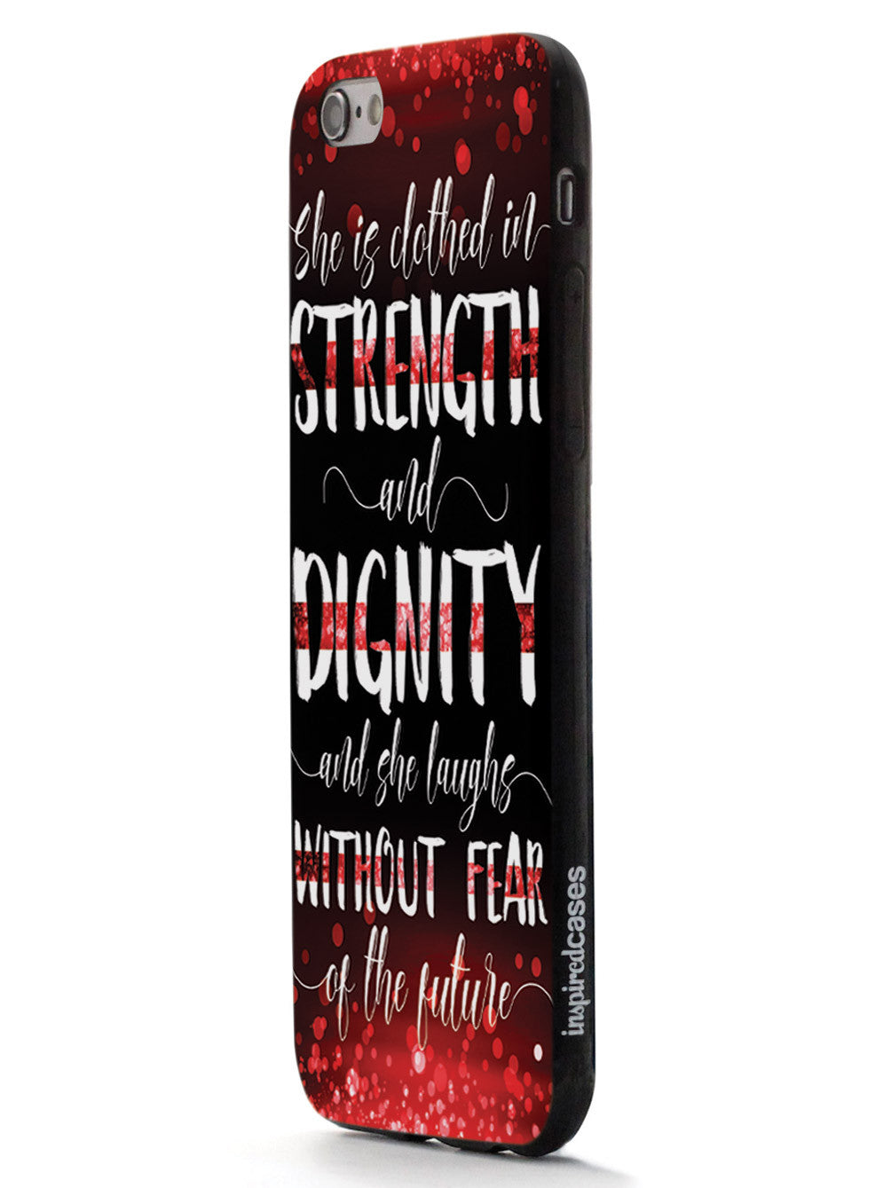She Is Clothed in Strength and Dignity - Thin Red Line Case