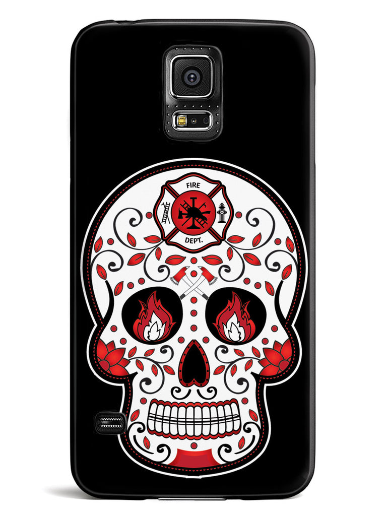 Firefighter Sugar Skull Case