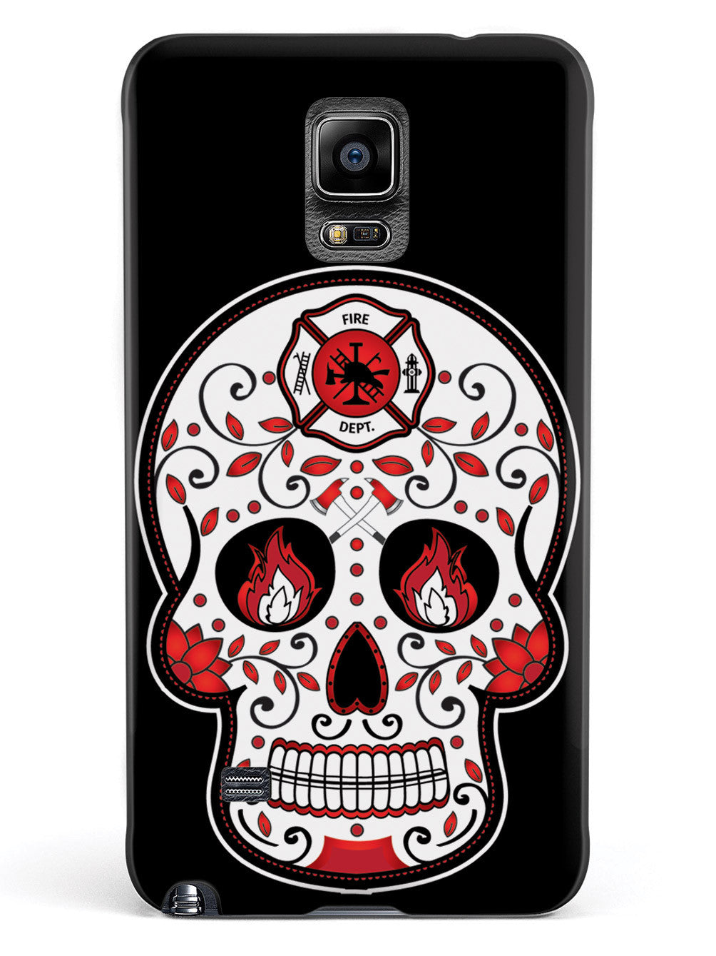 Firefighter Sugar Skull Case