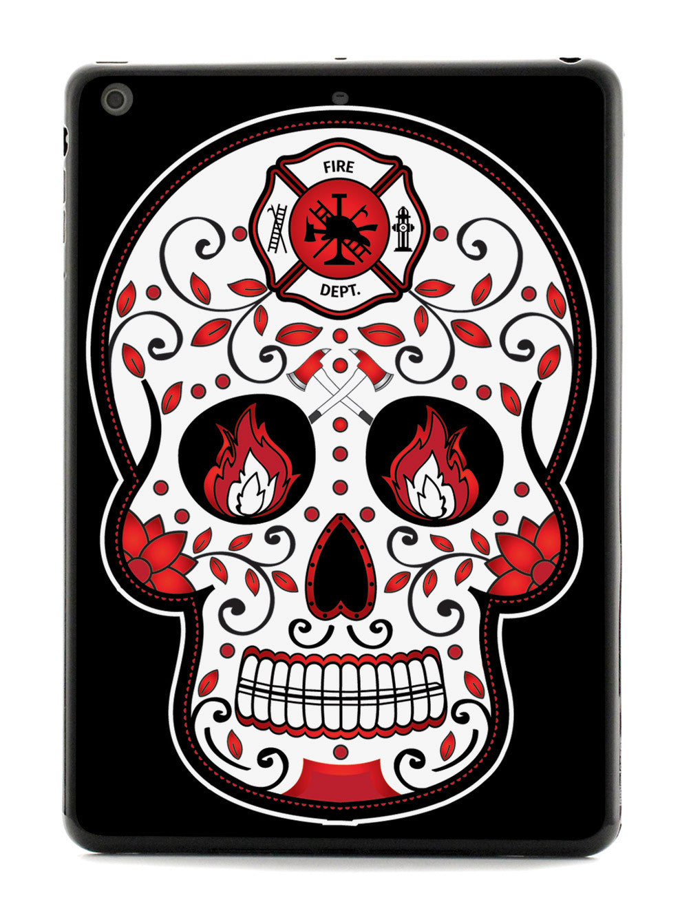 Firefighter Sugar Skull Case