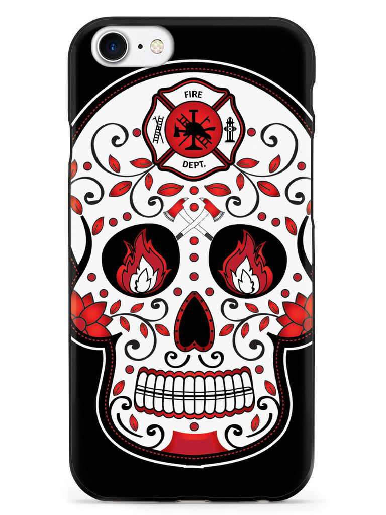 Firefighter Sugar Skull Case