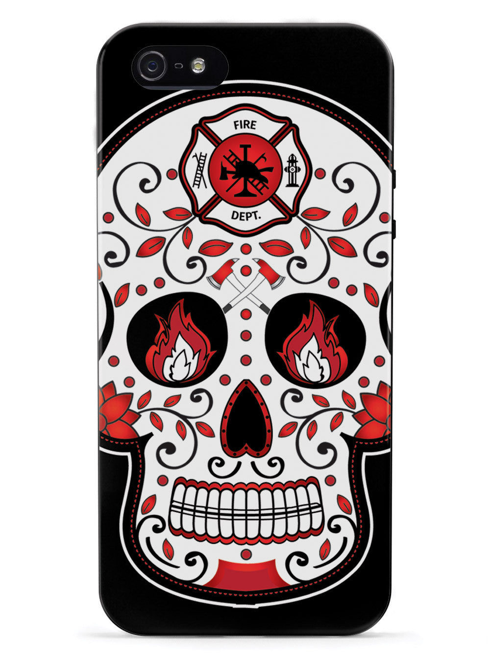 Firefighter Sugar Skull Case