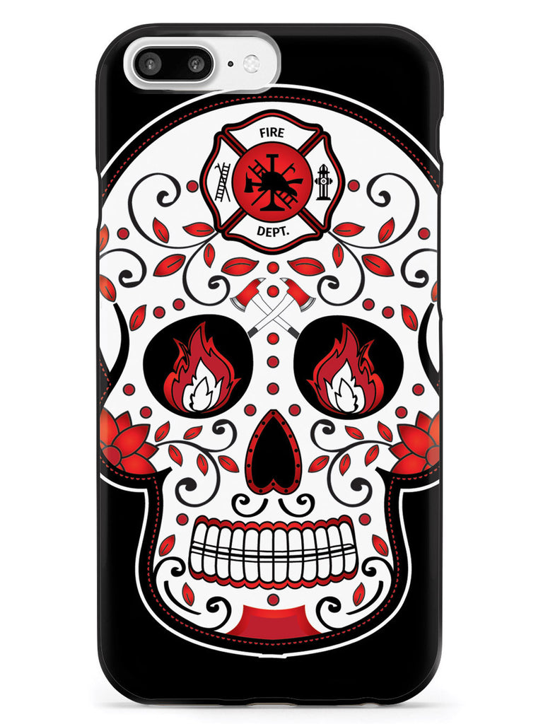 Firefighter Sugar Skull Case