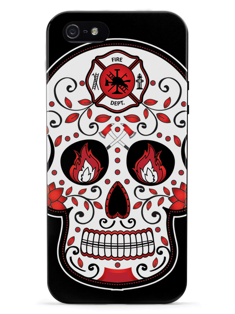 Firefighter Sugar Skull Case