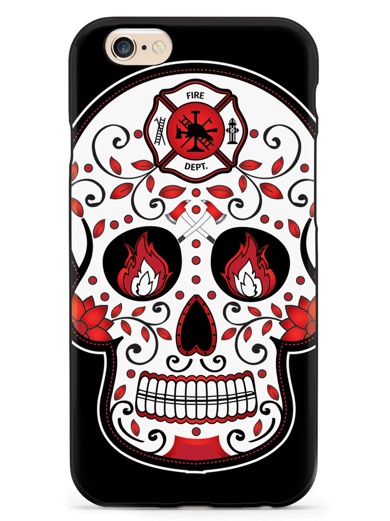 Firefighter Sugar Skull Case