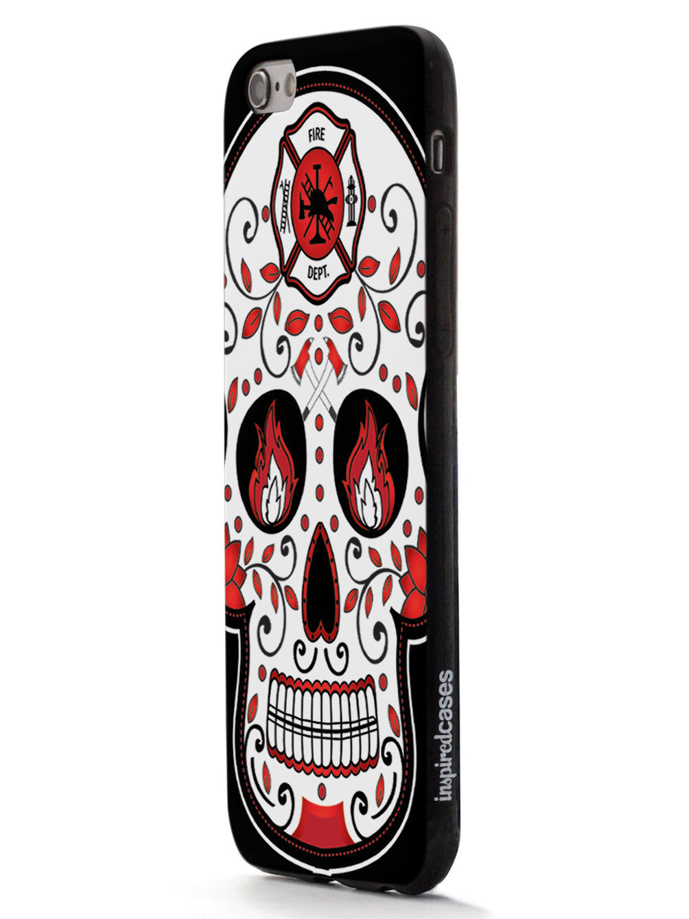 Firefighter Sugar Skull Case