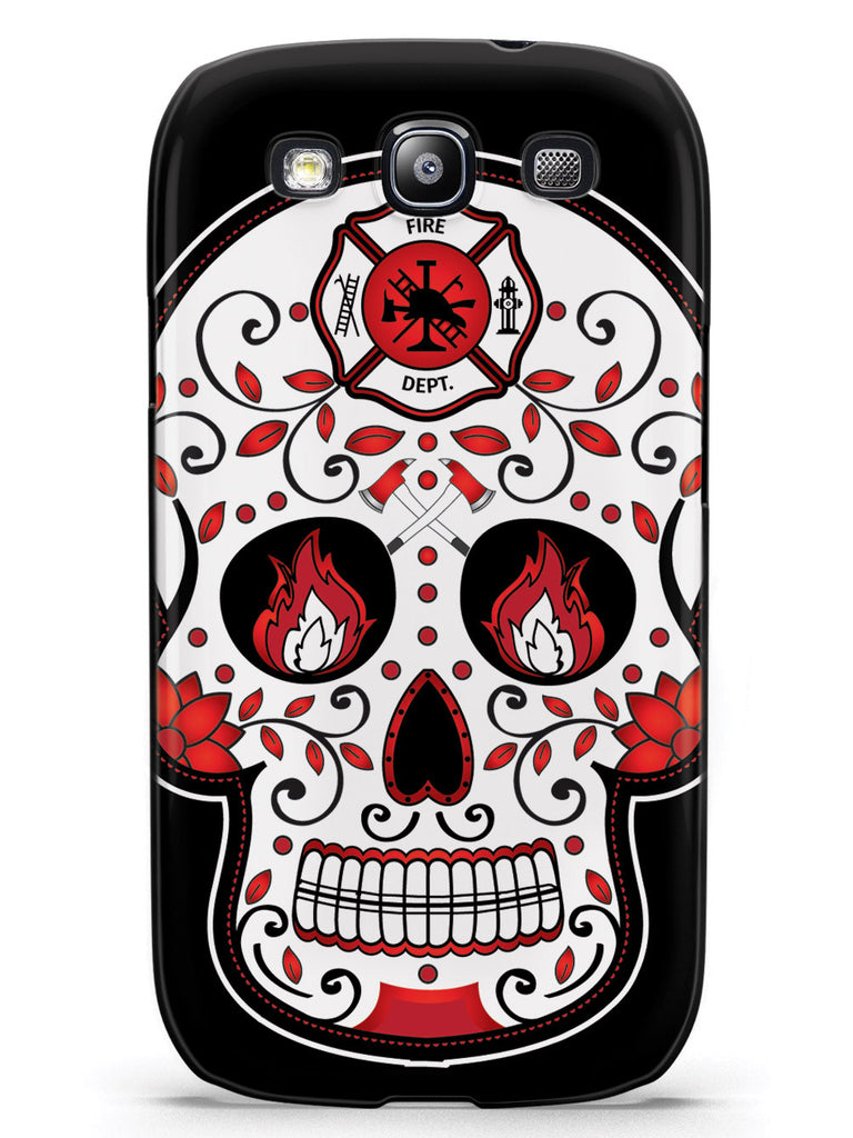 Firefighter Sugar Skull Case