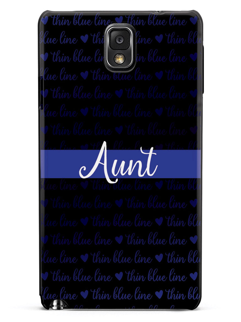 Thin Blue Line - Aunt Case