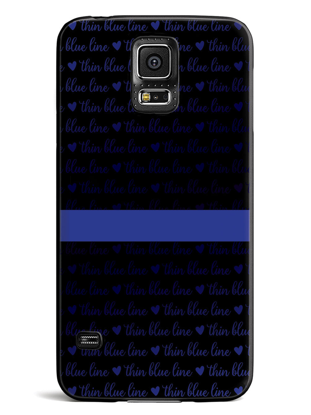 Thin Blue Line - Textured Background Case