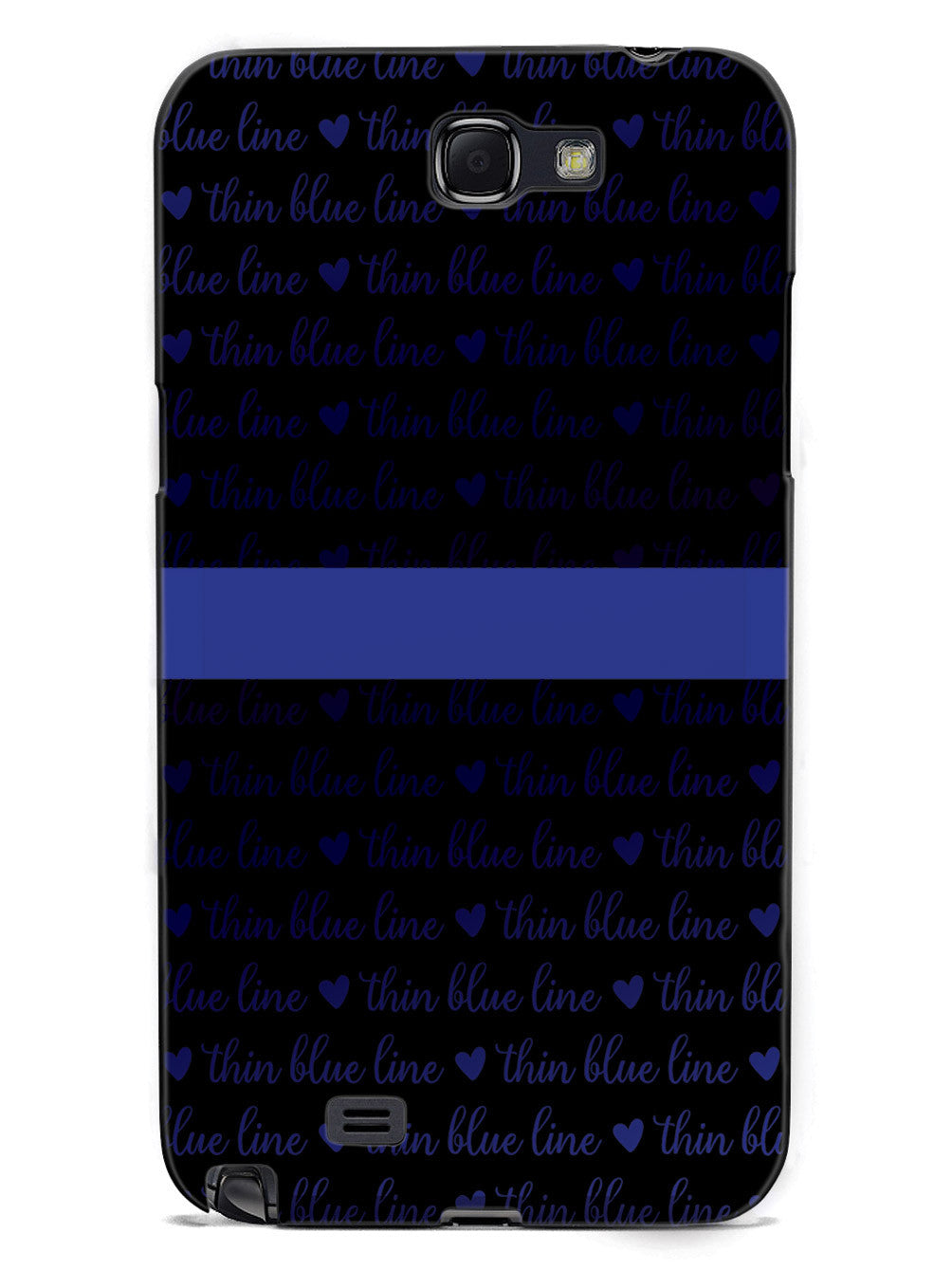 Thin Blue Line - Textured Background Case