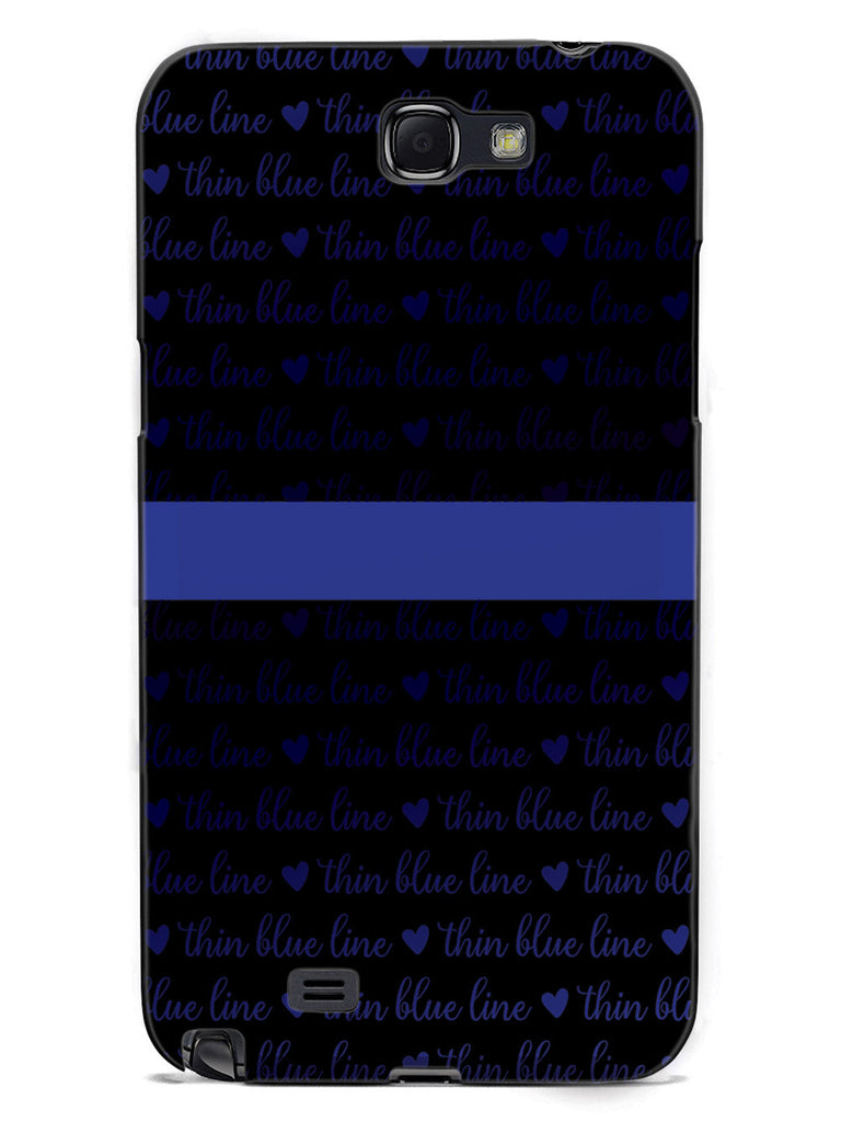 Thin Blue Line - Textured Background Case