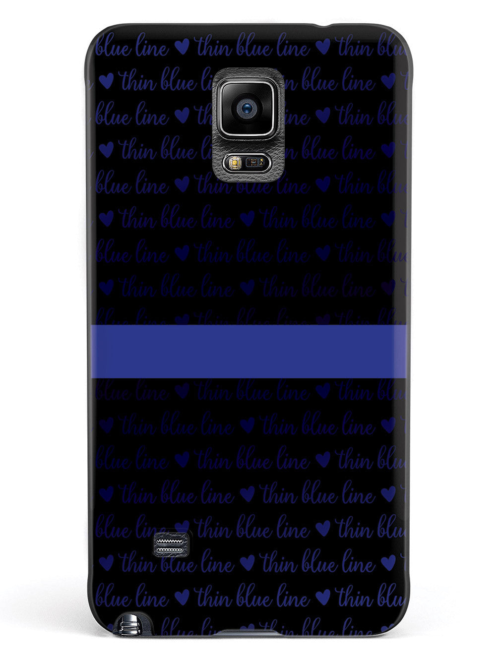 Thin Blue Line - Textured Background Case