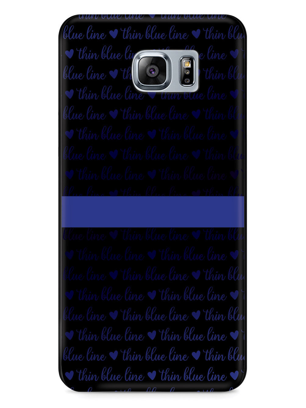 Thin Blue Line - Textured Background Case
