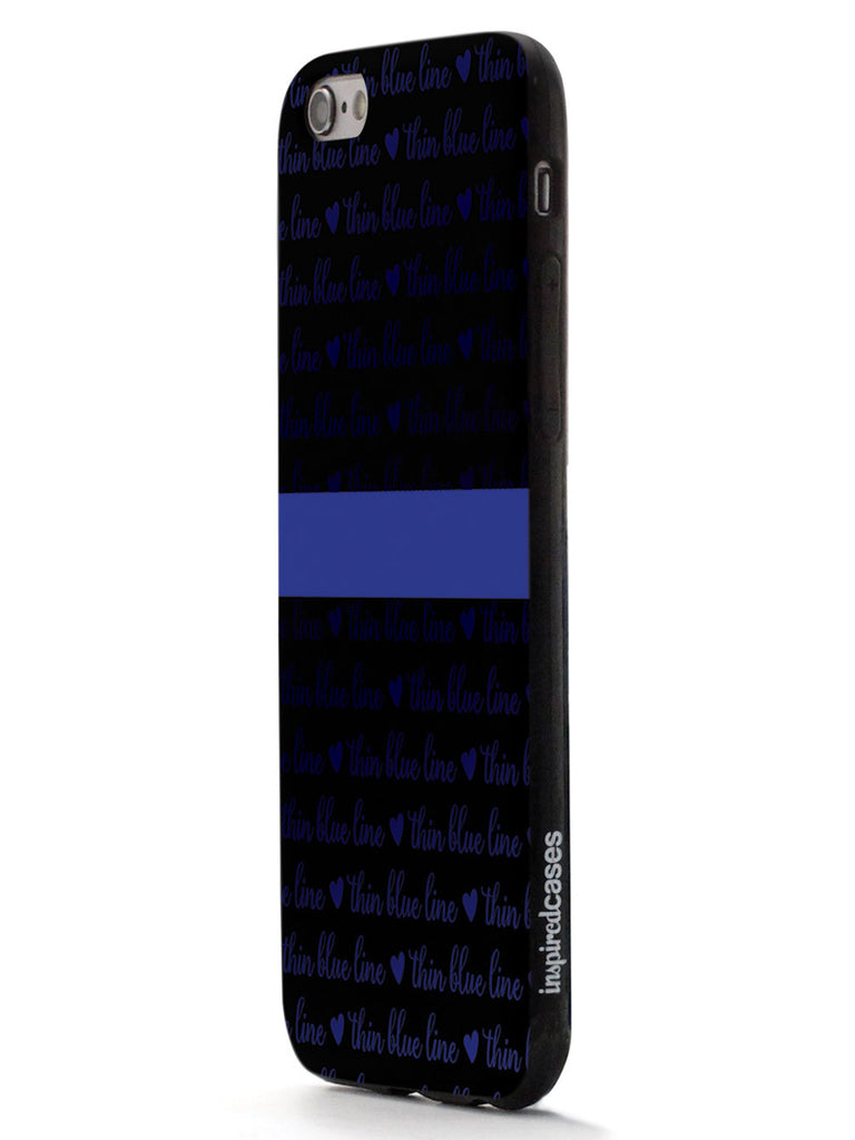 Thin Blue Line - Textured Background Case