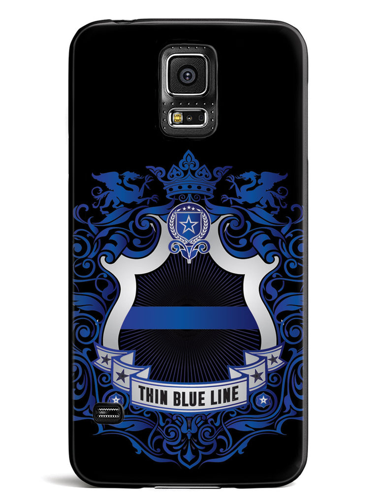 Thin Blue Line - Family Crest - Black Case