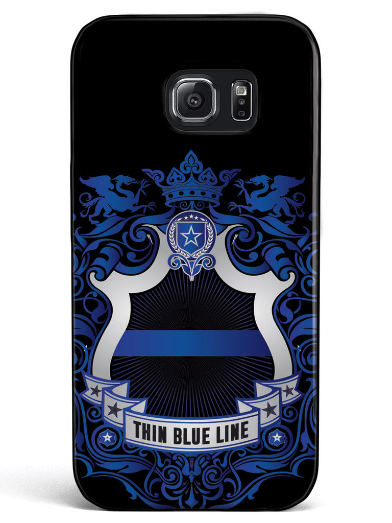 Thin Blue Line - Family Crest - Black Case