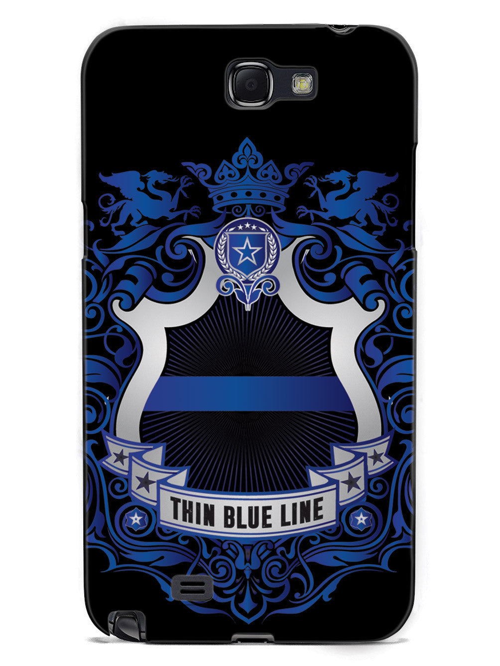 Thin Blue Line - Family Crest - Black Case
