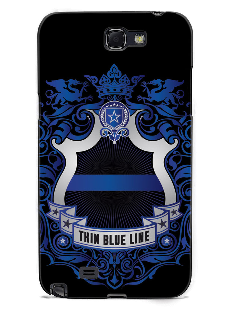 Thin Blue Line - Family Crest - Black Case