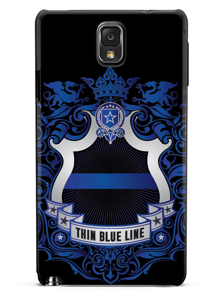 Thin Blue Line - Family Crest - Black Case