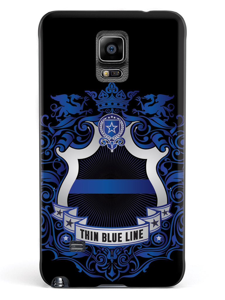 Thin Blue Line - Family Crest - Black Case
