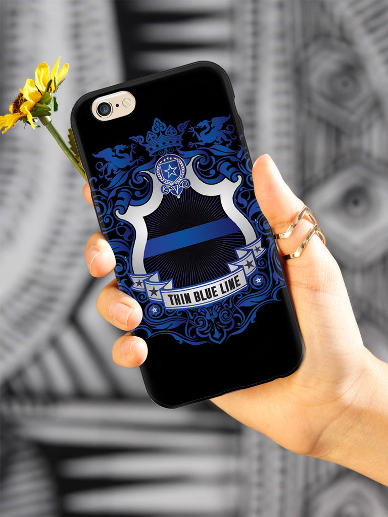 Thin Blue Line - Family Crest - Black Case