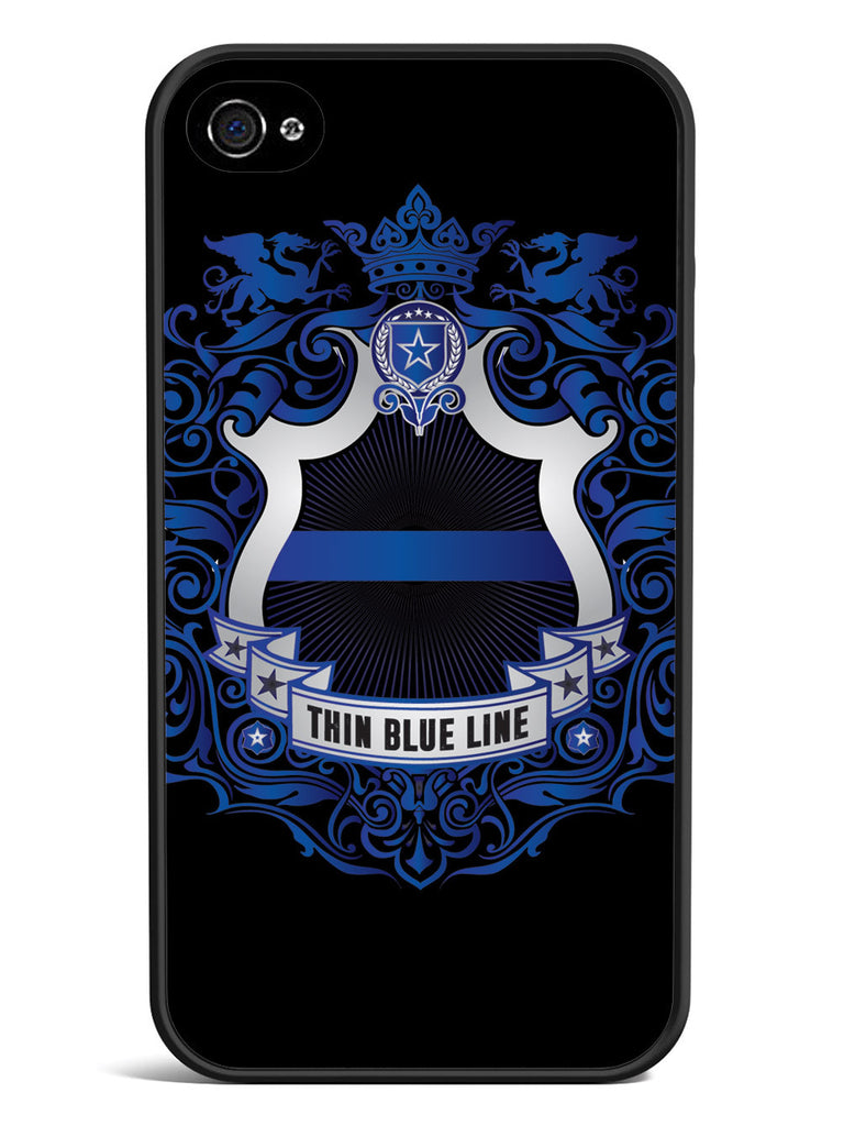 Thin Blue Line - Family Crest - Black Case