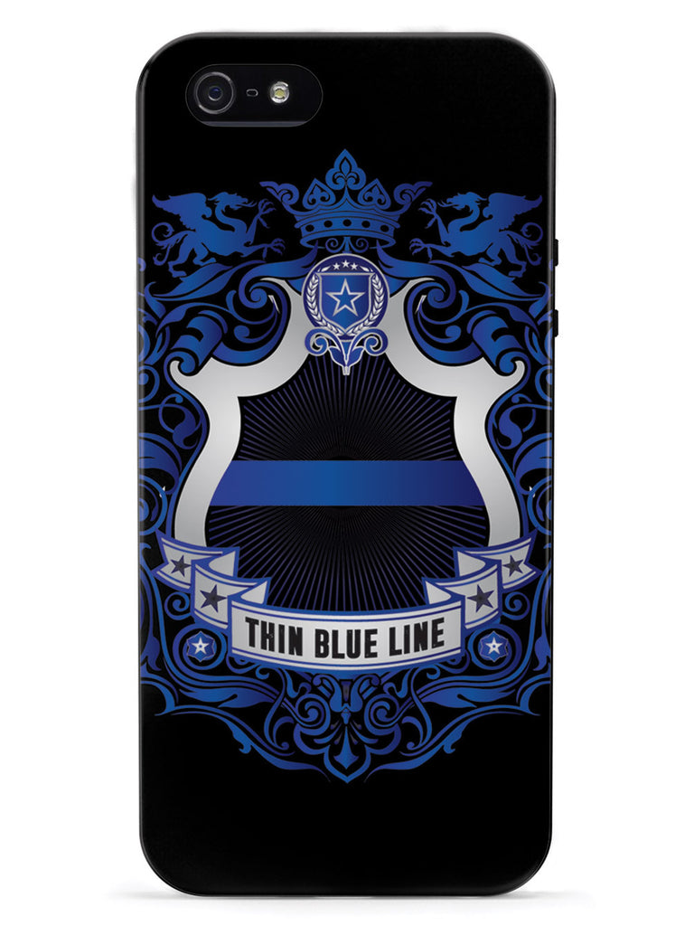 Thin Blue Line - Family Crest - Black Case