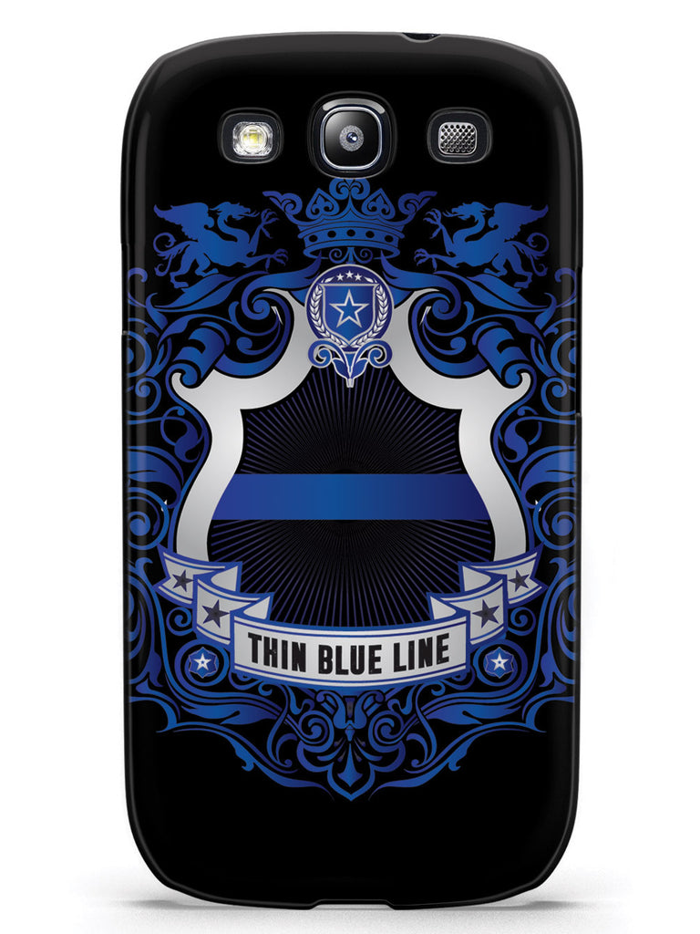 Thin Blue Line - Family Crest - Black Case