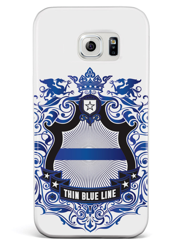 Thin Blue Line - Family Crest - White Case