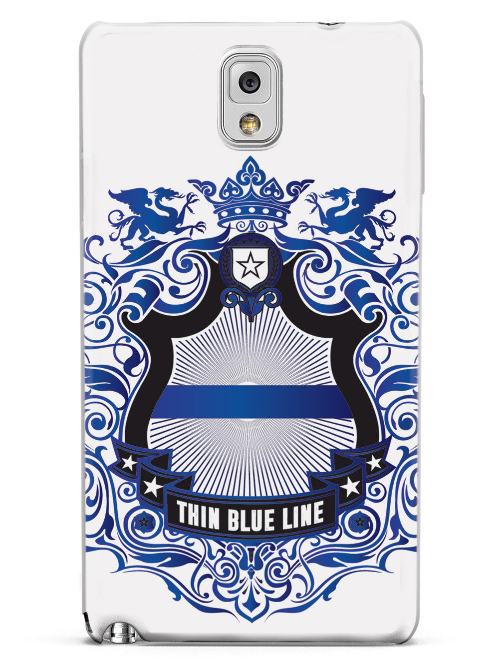 Thin Blue Line - Family Crest - White Case