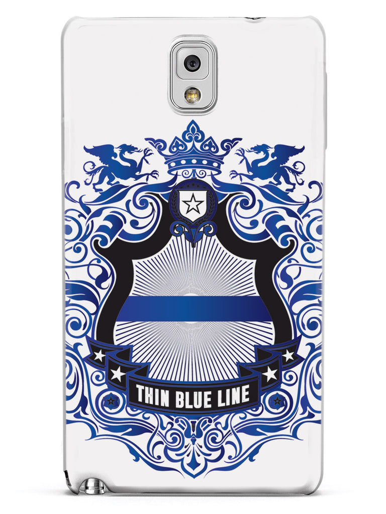 Thin Blue Line - Family Crest - White Case