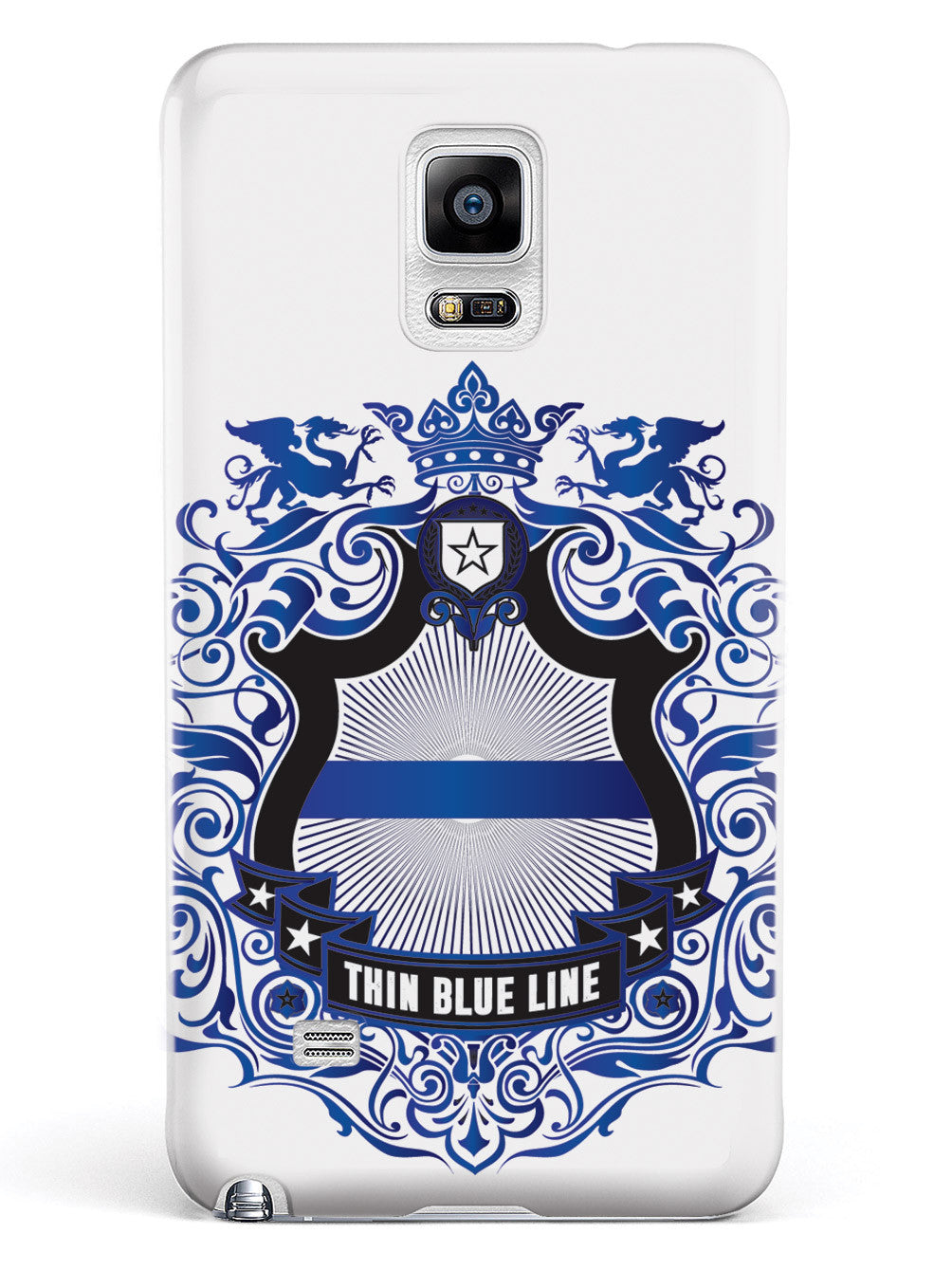 Thin Blue Line - Family Crest - White Case