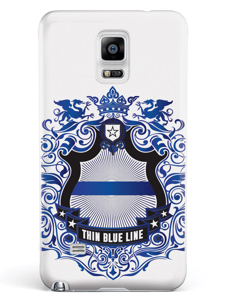 Thin Blue Line - Family Crest - White Case