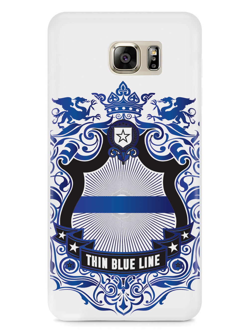 Thin Blue Line - Family Crest - White Case