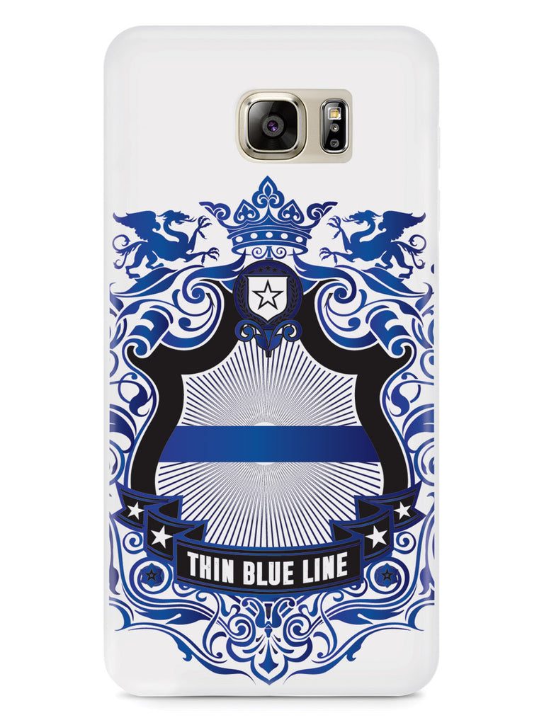 Thin Blue Line - Family Crest - White Case