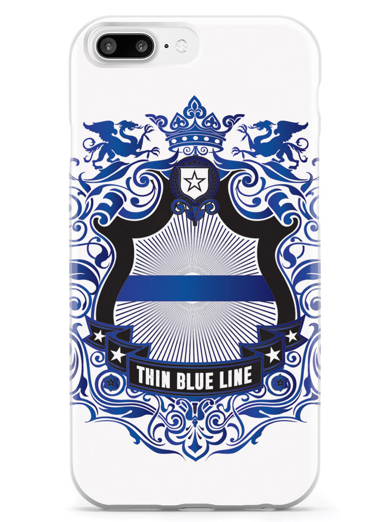 Thin Blue Line - Family Crest - White Case