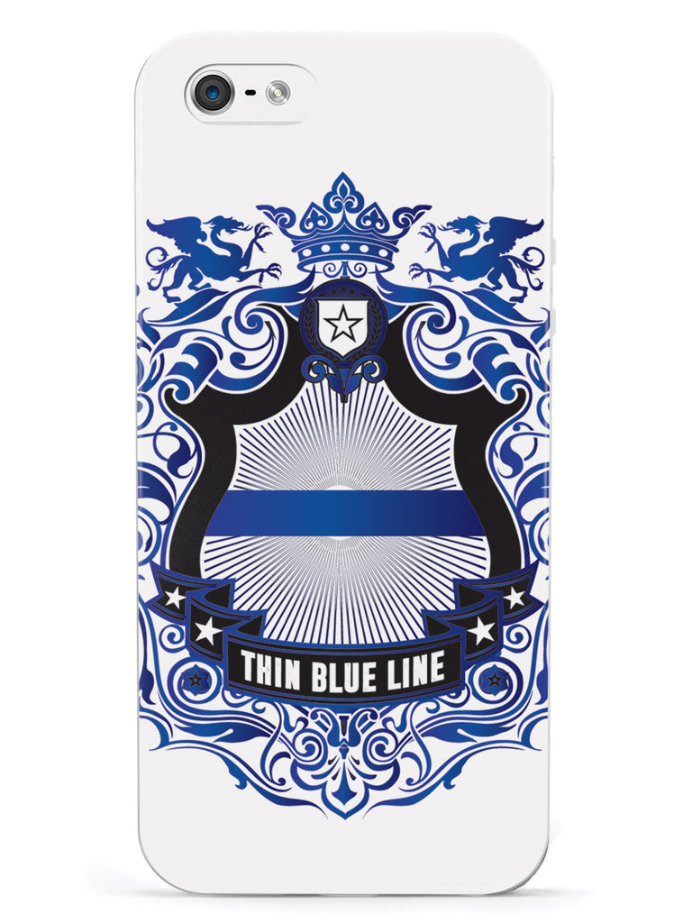 Thin Blue Line - Family Crest - White Case