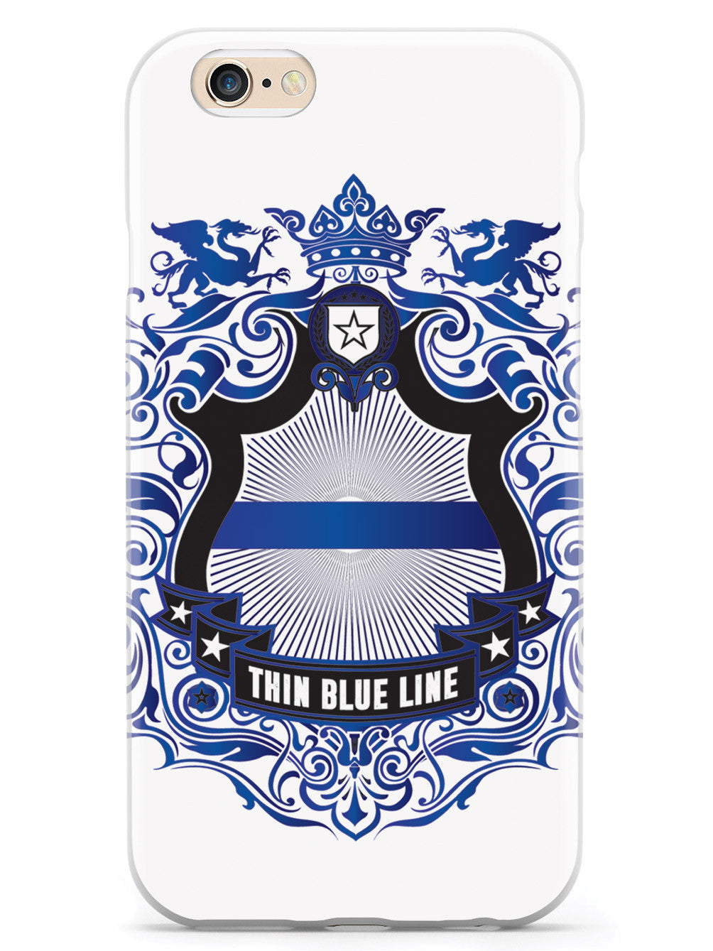 Thin Blue Line - Family Crest - White Case