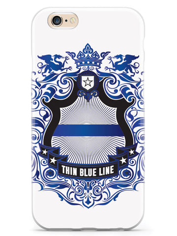 Thin Blue Line - Family Crest - White Case