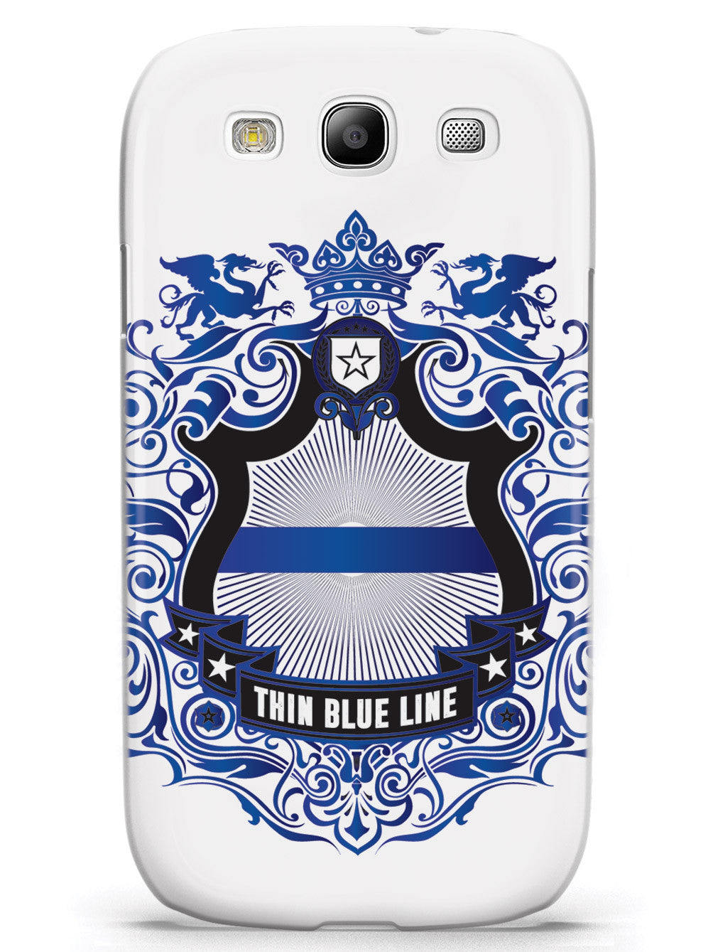 Thin Blue Line - Family Crest - White Case