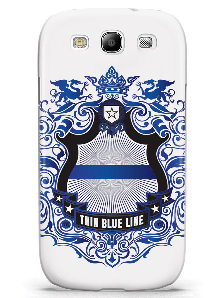 Thin Blue Line - Family Crest - White Case