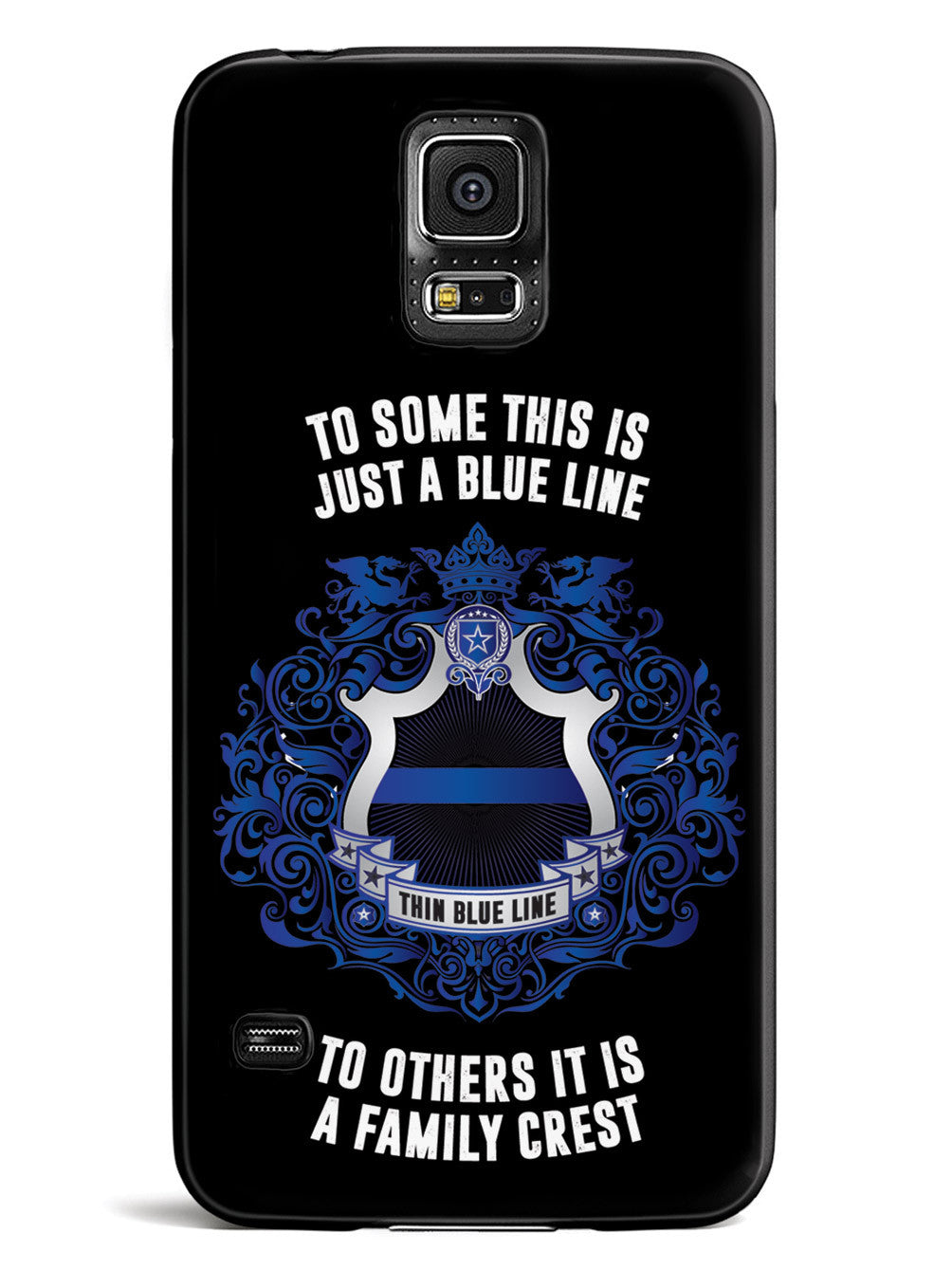 Thin Blue Line - A Family Crest Case